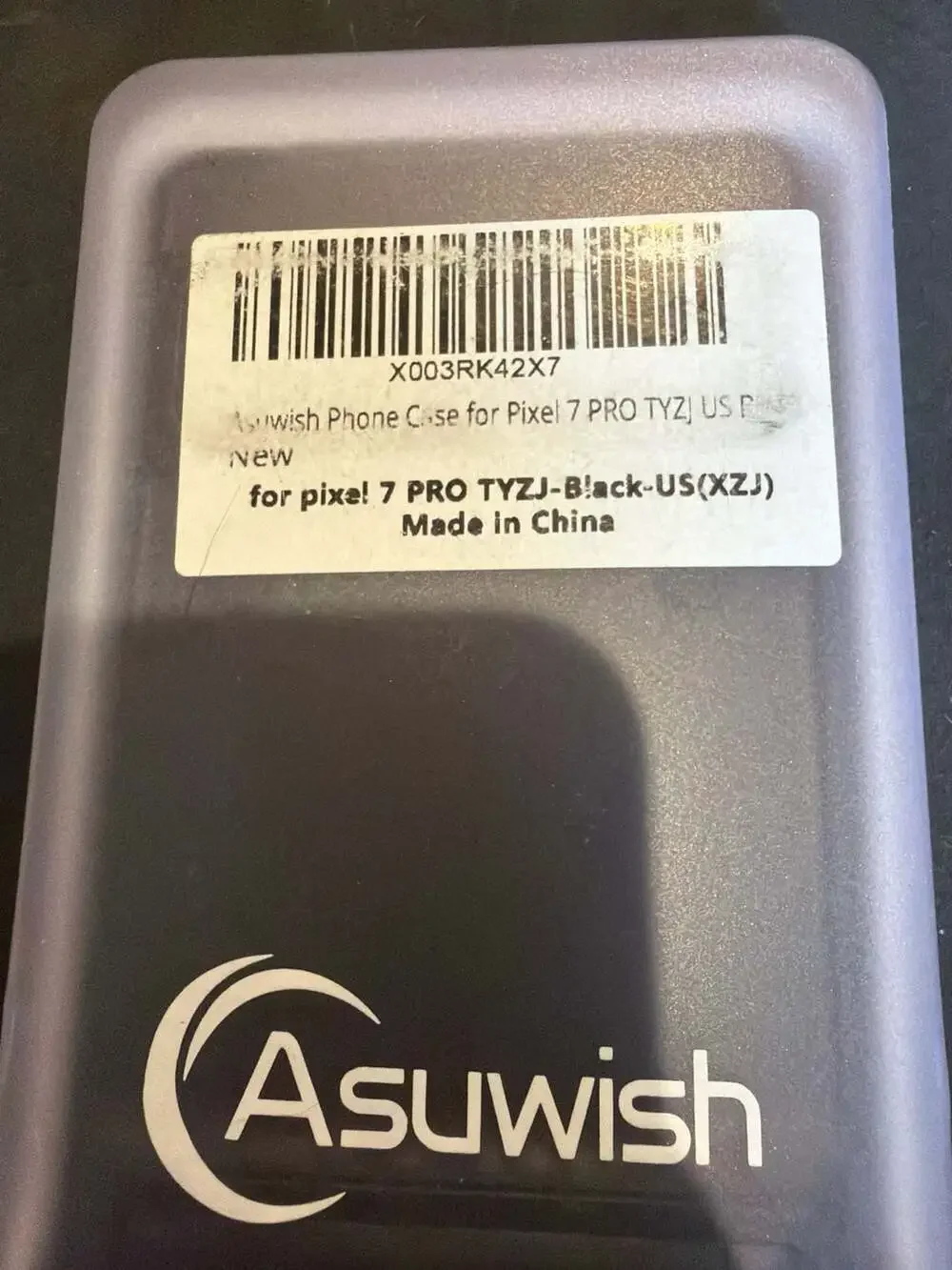 Asuwish‎ Google Pixel 7 Pro Phone Case TYZJ Black
